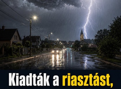 Kiadták a riasztást, ezekben a megyékben csap ma le a zivatarhullám!
