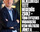 Nagy bejelentést tett Hegedűs Zsolt – több évtizedes várakozás után változás jöhet a betegeknek