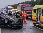 1 PERCE ÉRKEZETT:Hatalmas baleset ! Közel5km-es a torlódás A helyszínelés jelenleg is tart, a torlódás közel 5kilométeres.