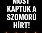 1 perce érkezett! Gyászba borult az ország – Szörnyű hírt kaptunk – nagy név távozott közülünk! 👇𝐂𝐢𝐤𝐤 𝐚 𝐡𝐨𝐳𝐳𝐚́𝐬𝐳𝐨́𝐥𝐚́𝐬𝐨𝐤𝐧𝐚́𝐥!