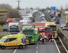 Óriási baleset az autópályán! Közel 5 km-es a torlódás.....,30perc az átjutási idő. Cikk a hozzászólásoknál >>>