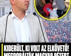 Kiderült ki volt az elkövető!Megdobálták Magyar Pétert Szolnokon!Cikk a hozzászólásoknál