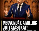 Megvonják a milliós juttatásokat !Milliókat bukhatnak a Fidesz bábjai!