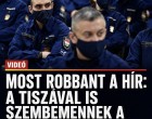 Most robbant a hír: A Tiszával is szembemennek a rendvédelmi dolgozók! 👇𝐂𝐢𝐤𝐤 𝐚 𝐡𝐨𝐳𝐳𝐚́𝐬𝐳𝐨́𝐥𝐚́𝐬𝐨𝐤𝐧𝐚́𝐥!