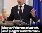 Magyar Péter ma olyat tett, amit magyar miniszterelnök még soha!