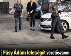 Vezetőszáron vitték Fásy Ádám feleségét a kecskeméti bíróságra – az NKA-ügyben döntenek róla
