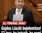 Gajdos László bejelentése !Országos változás jöhet