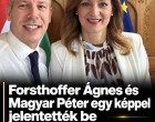 Forsthoffer Ágnes és Magyar Péter egy képpel jelentette be, a történelmi lépést