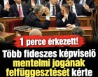 1 perce érkezett!Több fideszes képviselő mentelmi jogának felfüggesztését kérte a Központi Kerületi Bíróság! 👇 Cikk a hozzászólásoknál!