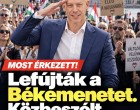 Lefújták a Békemenetet.Közbeszólt Magyar Péter!