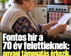 Fontos hír a 70 év felettieknek: anyagi támogatás érkezik ,ők kapják meg biztosan! 👇𝐂𝐢𝐤𝐤 𝐚 𝐡𝐨𝐳𝐳𝐚́𝐬𝐳𝐨́𝐥𝐚́𝐬𝐨𝐤𝐧𝐚́𝐥!