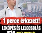 Leköpés és lelocsolás után, ismét atrocitás érte a Miniszterelnököt 🔴