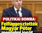 Politikai bomba: felfüggesztették Magyar Péter mentelmi jogát, elindulhat ellene az eljárás!!