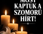 1 perce érkezett! Gyászba borult az ország – fájdalmas hírre ébredtünk, egy szeretett nagy név örökre távozott közülünk! 👇