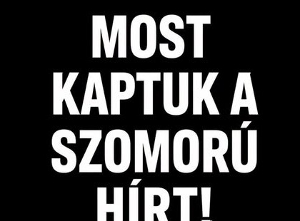 1 perce érkezett! Gyászba borult az ország – Szörnyű hírt kaptunk – nagy név távozott közülünk! ????? ? ?????́???́??́?????́?!