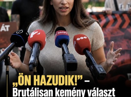„ÖN HAZUDIK!” – Brutálisan kemény választ kapott Szentkirályi Alexandra a rendőröktől!