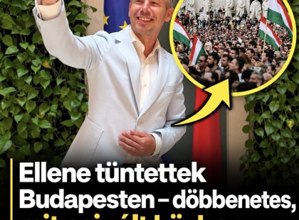 Ellene tüntettek Budapesten – döbbenetes, mit csinált közben Magyar Péter!
