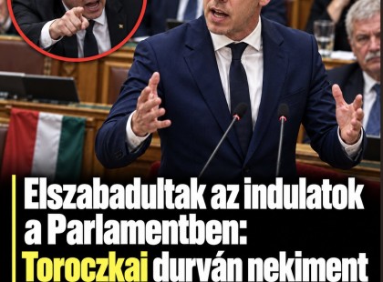 Elszabadultak az indulatok a Parlamentben: Toroczkai durván nekiment Magyar Péternek
