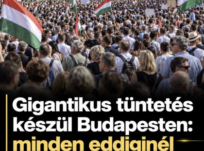 Gigantikus tüntetés készül Budapesten: minden eddiginél nagyobb lehet!