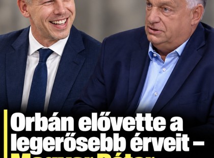 Orbán elővette a legerősebb érveit – Magyar Péter nevetve távozott