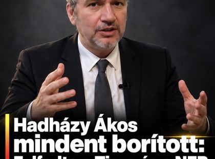 Hadházy Ákos mindent borított: Felfedte a Tisza és a NER közös bizniszét?