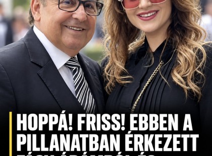Hoppá! Friss! Ebben a pillanatban érkezett Fásy Ádámról és Zsüliettről