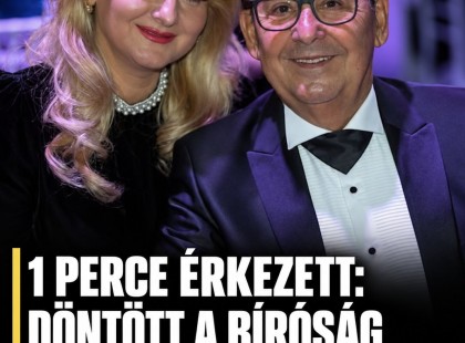 1 perce érkezett : Döntött a bíróság Fásy Ádám feleségéről