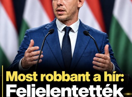 Most robbant a hír:Feljelentették Magyar Pétert