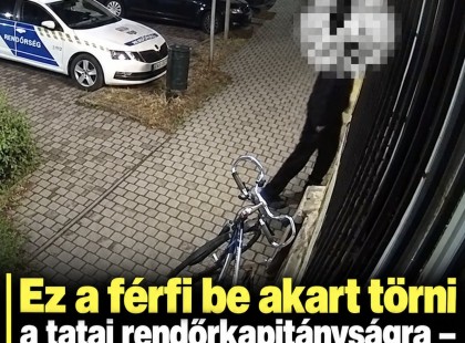 Ez a férfi be akart törni a tatai rendőrkapitányságra – meghökkentő magyarázatot adott a kihallgatásán! -videó ????? ? ?????́???́??́?????́?!