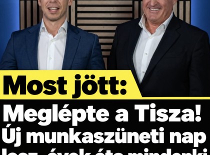 Meglépte a Tisza! Új munkaszüneti nap lesz, évek óta mindenki erre várt! ????? ? ?????́???́??́?????́?!