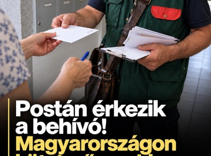 Postán érkezik a behívó! Magyarországon kötelező, senki nem bújhat ki alóla!