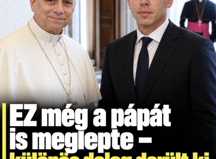 EZ még a pápát is meglepte – különös dolog derült ki Magyar Péterről!