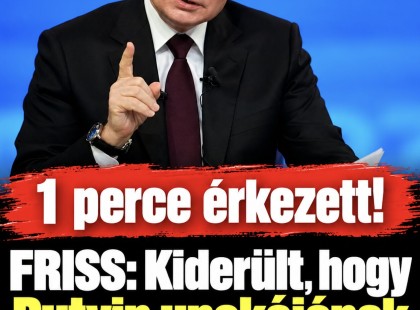 FRISS: Kiderült, hogy Putyin unokájának apja Zelenszkij!