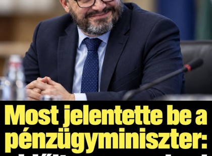 Most jelentette be a pénzügyminiszter: eldőlt a novemberi emelt nyugdíj sorsa!