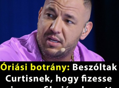 Óriási botrány: Beszóltak Curtisnek, hogy fizesse vissza a filmjére kapott NKA-s milliókat!