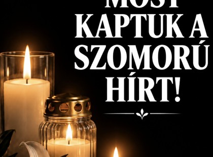 Örökre elment, de emléke velünk marad – szívszorító gyászhír érkezett ? ???? ? ?????́???́??́????!