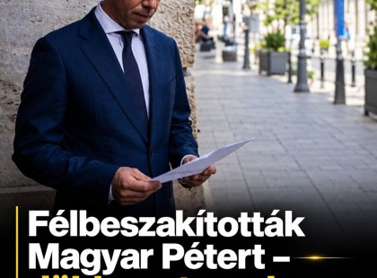Félbeszakították Magyar Pétert – döbbenetes, ahogy reagált