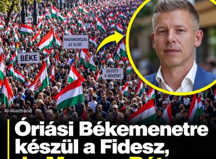Brutálisan nagy békemenetet szervez a Fidesz, de Magyar Péter máris keresztülhúzta a számításaikat