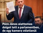 Pócs János nagyon alattomos dolgot tett a parlamentben, de egy kamera véletlenül felvette az egészet! 👇𝐂𝐢𝐤𝐤 𝐚 𝐡𝐨𝐳𝐳𝐚́𝐬𝐳𝐨́𝐥𝐚́𝐬𝐨𝐤𝐧𝐚́𝐥!