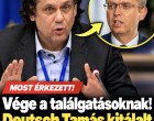 Vége a találgatásoknak! Deutsch Tamás kitálalt Hankó Balázsról !