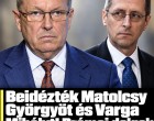 Beidézték Matolcsy Györgyöt és Varga Mihályt! Drámai dolgok derültek ki az idézéssel kapcsolatban!