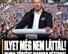Óriási tömeg fogadta Magyar Pétert Kisvárdán – megtelt a belváros az országjárás újabb állomásán.