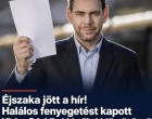 Éjszaka jött a hír!Halálos fenyegetést kapott Vitézy Dávid!– kiderült, ki áll mögötte!!