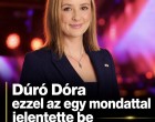 Dúró Dóra ezzel az egy mondattal jelentette be az örömhírt!