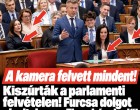 A kamera felvett mindent!Kiszúrták a parlamenti felvételen! Furcsa dolgot viseltek ma a Tisza képviselői – megvan a magyarázat!