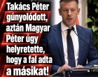Takács Péter gúnyolódott, aztán Magyar Péter úgy helyretette, hogy a fal adta a másikat!