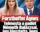 Forsthoffer Ágnes felmosta a padlót Németh Balázzsal, úgy kiosztotta, hogy minden szava csattant!