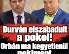Durván elszabadult a pokol! Orbán ma kegyetlenül nekiment Vitézy Dávidnak!