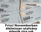 Friss! Novemberben élelmiszer-utalvány érkezik újra sok nyugdíjasnak!