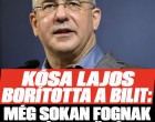 Kósa Lajos borította a bilit: Még sokan fognak rács mögé kerülni!